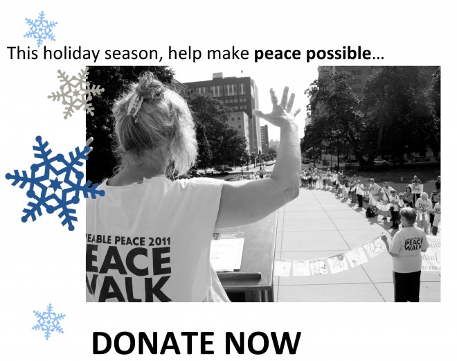This holiday season, help make peace possible. Donate now.