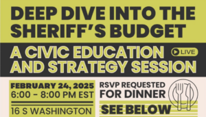 A Deep Dive into the Sheriff’s Budget: Civic Education and Strategy