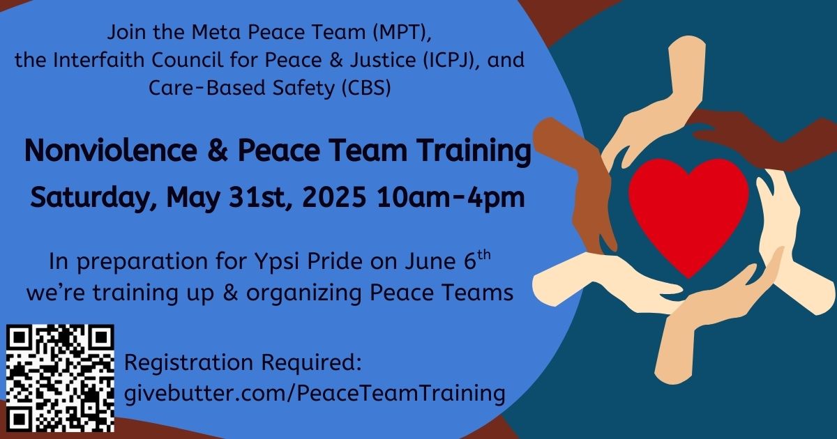 Nonviolence & Peace Team Training | May 31st – Interfaith Council for ...