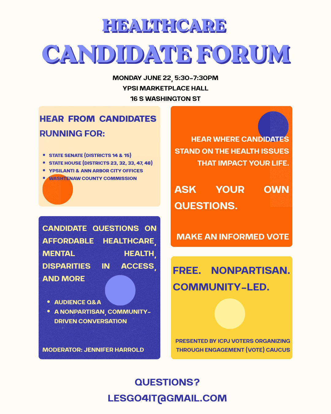 Healthcare Candidate Forum