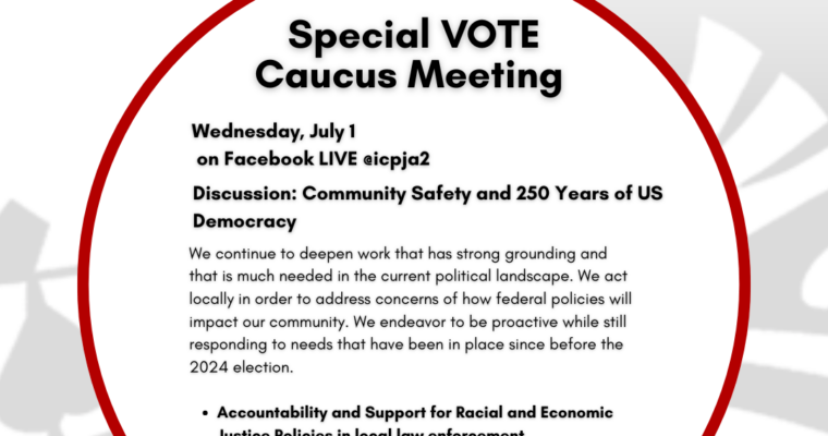 VOTE Caucus Live Meeting